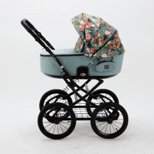 Коляска 3 в 1 Adamex Porto Retro Flowers