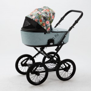 Коляска 3 в 1 Adamex Porto Retro Flowers