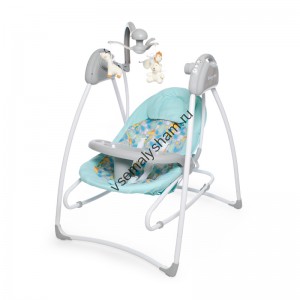 Электрокачели Baby Care Butterfly 2 в 1 с адаптером